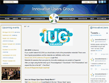Tablet Screenshot of innovativeusers.org
